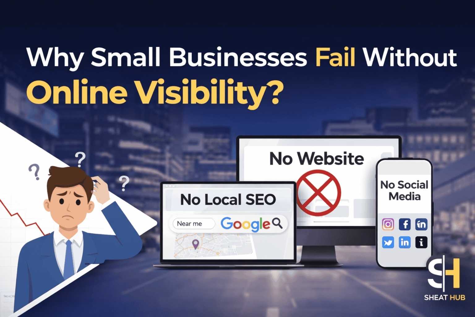 Why Small Businesses Fail Without Online Visibility?