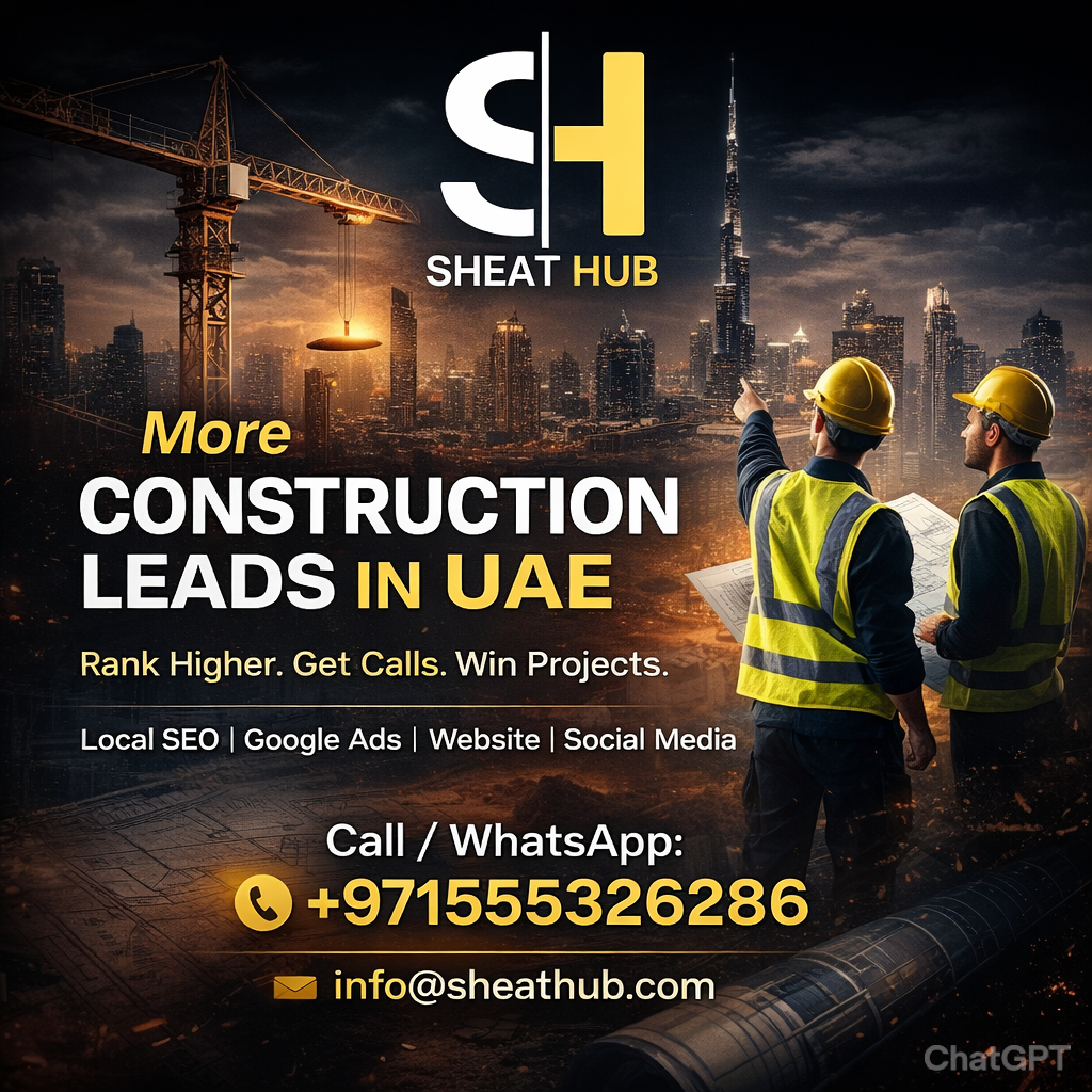 Digital Marketing for Construction Businesses in UAE